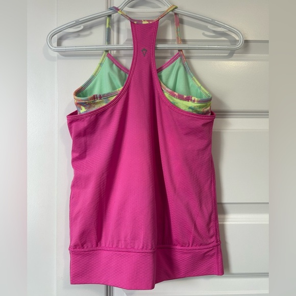 Ivivva Kids Tank Tops Bundle - Colorful Splash, Pink, and Blue - Picture 5 of 7